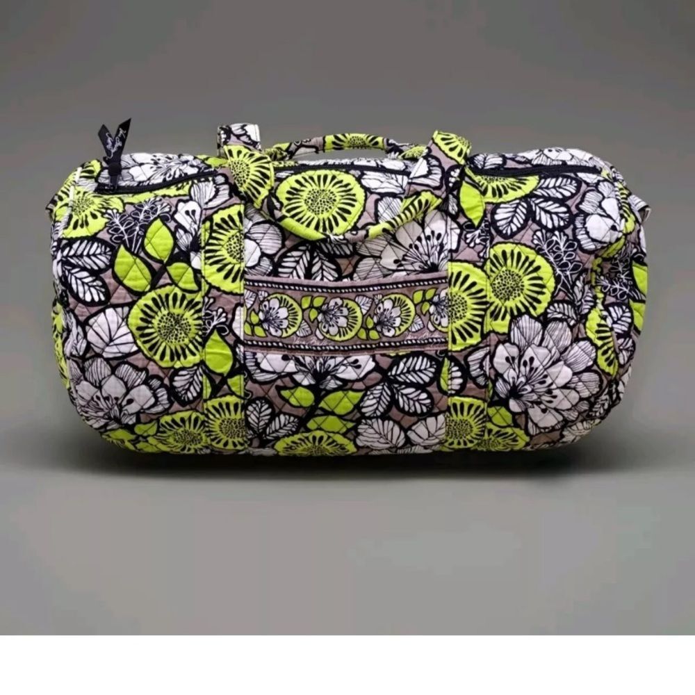 Vera Bradley Citron Yellow Weekender Carry On Duffle
